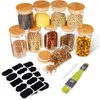 SAWAKE Luftdichte Vorratsgläser 10er-Set – Glasbehälter mit Produktbild-Vorschau 1