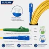 Elfcam - 3m de câble fibre optique LC/APC sur SC/UPC mâle Voir les images du produit 10
