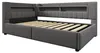 Łóżko tapicerowane, 90 x 200 cm, szare, idealne jako sofa, Podgląd zdjęcia produktu 18