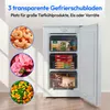 MEDION Gefrierschrank (64 Liter, 85cm hoch, 3 transparente Produktbild-Vorschau 6