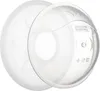 Two clear plastic breast milk collectors are shown, one slightly behind the other, against a white background. Produktbild-Vorschau
