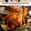 COM-FOUR® 2x Hähnchengrill - BBQ Hähnchenbräter für Produktbild-Vorschau 2