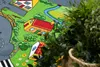 Teppich ring LITTLE VILLAGE Mehrfarben rund 100 cm Produktbild-Vorschau 4