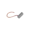 A single carbon brush with a copper wire attached, isolated on a white background. Produktbild-Vorschau