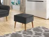 Taburetka LEVI - tmavá šedá Náhled obrázku produktu 1