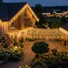 SALCAR Eisregen Lichterkette Solar Außen, 15.6M 480er LED Produktbild-Vorschau 11