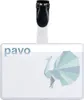 pavo Namensschild mit Clip 60 x 90 mm transparent Produktbild-Vorschau 1