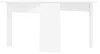 vidaXL Eettafel, 138 x 70 x 73,5 cm, houtvezel, wit, Productafbeelding-voorbeeld 5