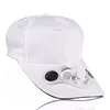 Solární kšiltovka s ventilátorem - bílá Náhled obrázku produktu 2