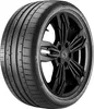 A close-up studio shot of a Continental SportContact tire mounted on a black alloy wheel. Náhľad obrázku produktu