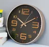 OKWISH Wanduhr Ohne Tickgeräusche 12 Zoll/30cm Modern Produktbild-Vorschau 1