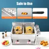 Plynová fritéza, dvojitá nádrž, objem 6 l, světle šedá Náhled obrázku produktu 4