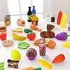 Hračka do kuchyne, 130 kusov plastových hračiek, ovocie, Náhľad obrázku produktu 4