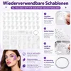 56 Stück Kinderschmink Schablonen Set, wiederverwendbare Produktbild-Vorschau 3