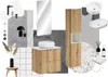 Blat Łazienkowy 160 Cm Dąb  Evoke Płyta Laminowana Podgląd zdjęcia produktu 5