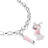 Pendentif charm « Pink Matcha » en argent massif Voir les images du produit 2