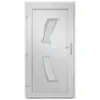 vchodové dveře vidaXL antracit 98x208 cm PVC Náhled obrázku produktu 4