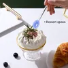 sada 4 skleněných žáruvzdorných míchacích lžic na kávu, Náhled obrázku produktu 5