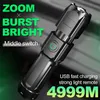 3X Super helle Taschenlampe LED 990000LM USB Produktbild-Vorschau 2