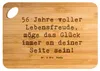 Mr. & Mrs. Panda holzschneidebrett Spruch 56. Geburtstag - Produktbild-Vorschau 1