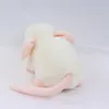 Plüschtier Ratte 21 cm stehend weiß Produktbild-Vorschau 2