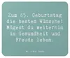 Mr. & Mrs. Panda Mauspad Spruch 65. Geburtstag Glückwünsche Produktbild-Vorschau 1