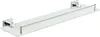 Mexen Rufo hängendes Glasregal, Chrom - 7050937-00 Produktbild-Vorschau 1