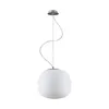 Lindby Pendelleuchte Ginevra, Ø 38 cm, weiß, Glas, E27 Produktbild-Vorschau 1