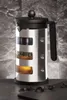 Tee und Kaffeekanne French Press 1 l Black Silver Produktbild-Vorschau 2