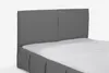 Polsterbett Doppelbett AGIS Stoff Grau 160x200cm Produktbild-Vorschau 5