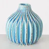 Boltze Keramik Vase Blau Shabby Chic 3er Set für Blumen & Produktbild-Vorschau 3