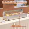 VEVOR Kommerzieller Speisenwärmer mit 4 x 8 Qt Behältern, Produktbild-Vorschau 5