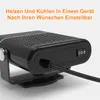 Tragbare 12V-Autoheizung, 360° drehbar, 2-in-1-Heizgerät Produktbild-Vorschau 3