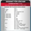 A list of Kärcher vacuum cleaner models for which the product is suitable. Produktbild-Vorschau