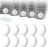 Nahtlose Duschvorhangmagnete, Vorhanggewichte 10er Set Produktbild-Vorschau 1