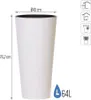 Tubus Slimmer blanc brillant 40 cm Voir les images du produit 13
