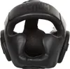 A black Venum boxing headguard is shown from the front against a white background. Produktbild-Vorschau
