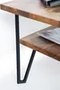 Table basse 90x50x40 cm sheesham bois massif / métal table Voir les images du produit 5