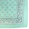 Bandana Tuch Paisley Muster 02 grün-mintgrün weiß Produktbild-Vorschau 4