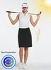 Gonna sportiva da tennis da donna con tasche, comoda, nera, Anteprima dell’immagine prodotto 5