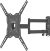 A dark gray, articulated TV wall mount is shown against a white background. Podgląd zdjęcia produktu