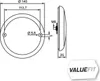 HELLA Blinkleuchte 2BA 357 026-021 Links Rechts 140mm 25mm Produktbild-Vorschau 7