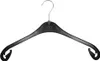 Kleiderbügel Shirtbügel Blusenbügel 43 cm schwarz NA43 NEU Produktbild-Vorschau 1