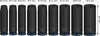 PRO Impact Steckschlüsselsatz Set, 1/4", tief, 9-tlg. Produktbild-Vorschau 3