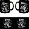 Totenkopf mit Mittelfinger Tasse - Böser alter Mann Produktbild-Vorschau 4