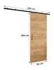 Posuvné dveře PERDITA 1 - 90 cm, dub craft zlatý Náhled obrázku produktu 3