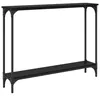 vidaXL Table console avec étagère noir aspect chêne 100 x Voir les images du produit 1