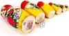 Matroschka Puppen Babuschka Holzpuppen rotes Tuch Set aus 6 Produktbild-Vorschau 4