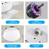 ZMH Stropní ventilátor s osvětlením a dálkovým ovládáním Náhled obrázku produktu 8