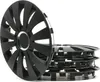 4x 14" Zoll Radkappen Schwarz Radzierblenden Radblenden SKY Produktbild-Vorschau 1